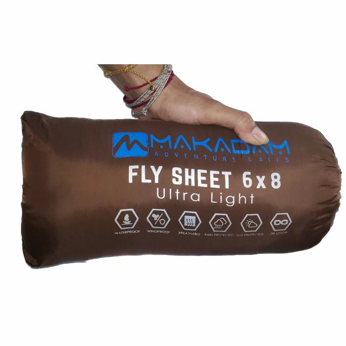flysheet tenda 6x8 meter ultralight waterof flysheet cam