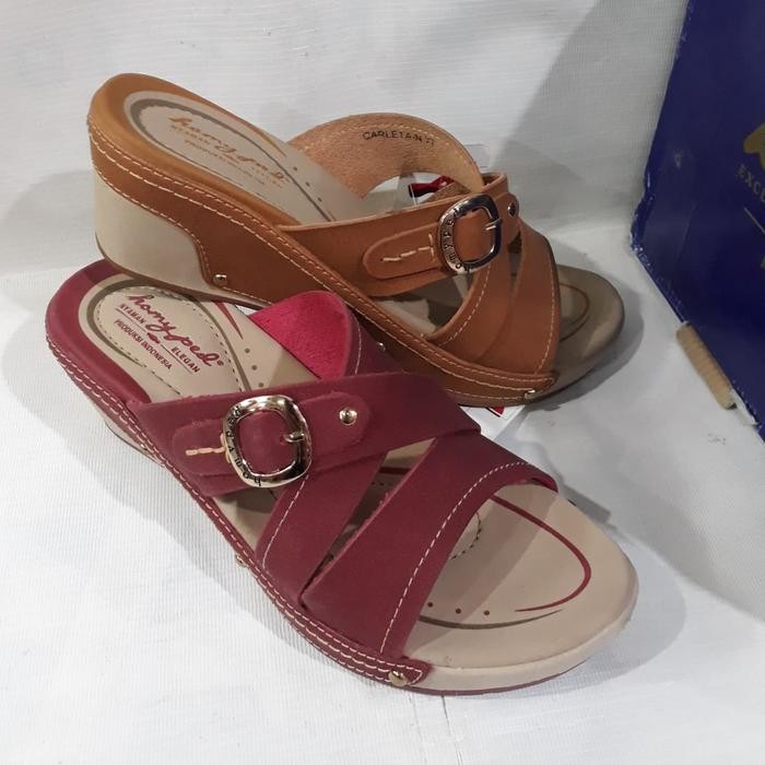 sandal wedges wanita HOMYPED carleta n77 original