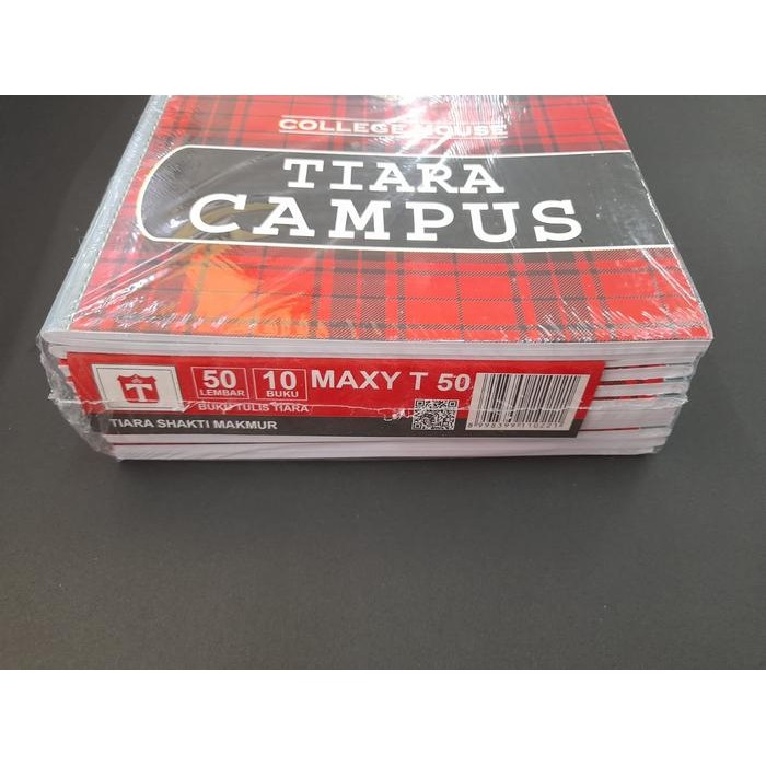 

Buku Tlis Tiara Maxi Campus Isi 50 Lembar Free Sampul Buku / Buku B5