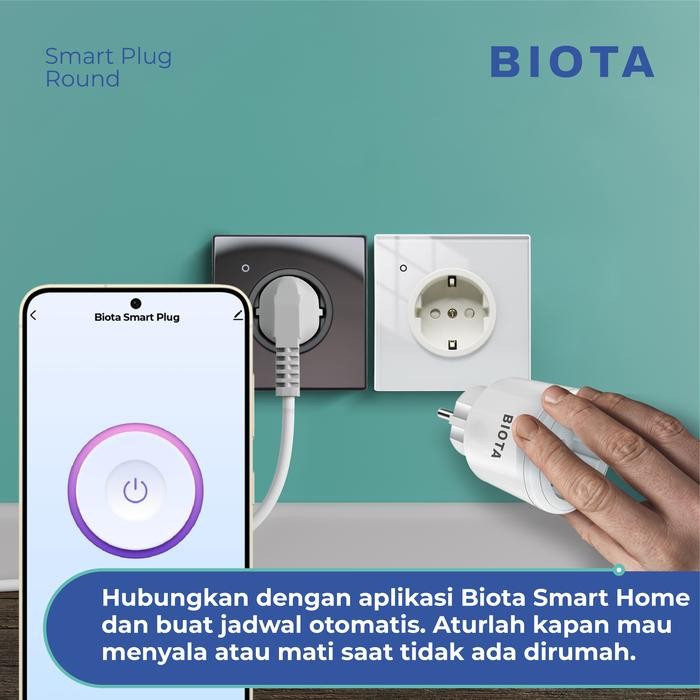 (Expert) BIOTA Smart Plug - Colokan Portabel Watt Meter Wi-Fi Wireless