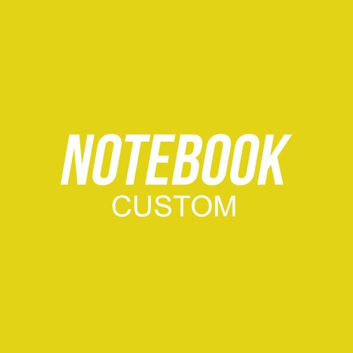 

Jurnal Notebook Custom Hardcover A6 100 Lembar Kertas Polos