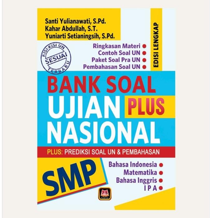 

Ready BUKU Bank Soal Ujian Nasional Plus SMP ORIGINAL PUSTAKA SETIA
