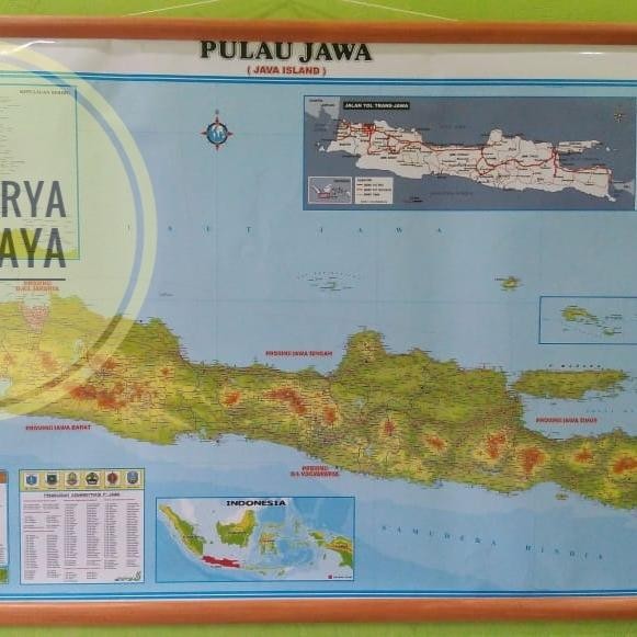 

Ready PETA BINGKAI PULAU JAWA
