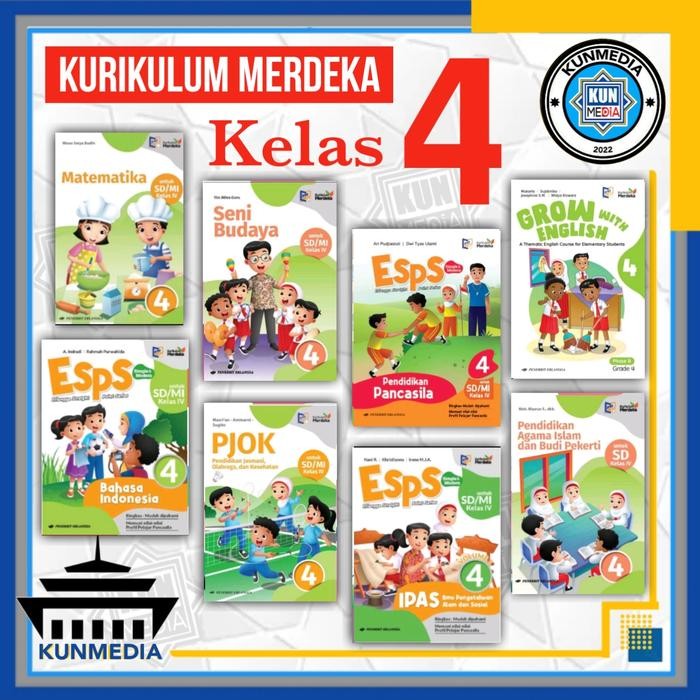 

Ready BUKU PAKET KELAS 4 SD ERLANGGA VKM MATEMATIKA ESPS PANCASILA PANGRUMAT