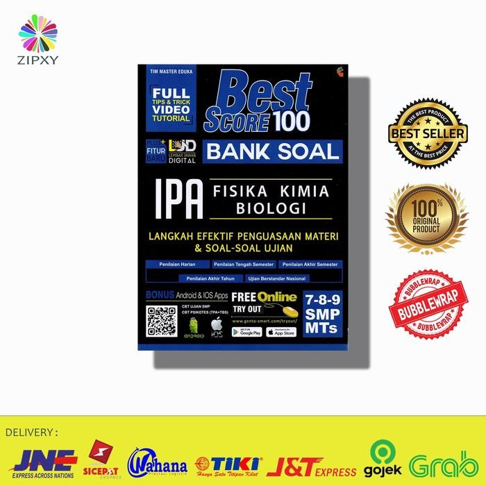 

Ready Buku Best Score 100 Bank Soal IPA Latihan Soal SMP kelas 7-8-9