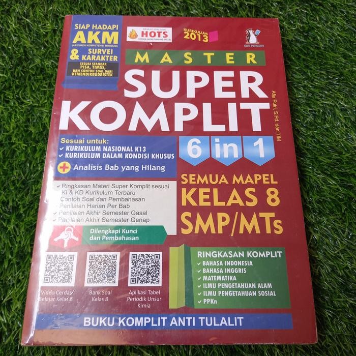 

Ready BUKU MASTER SUPER KOMPLIT 6 IN 1 SEMUA MAPEL KELAS 8 SMP MTS