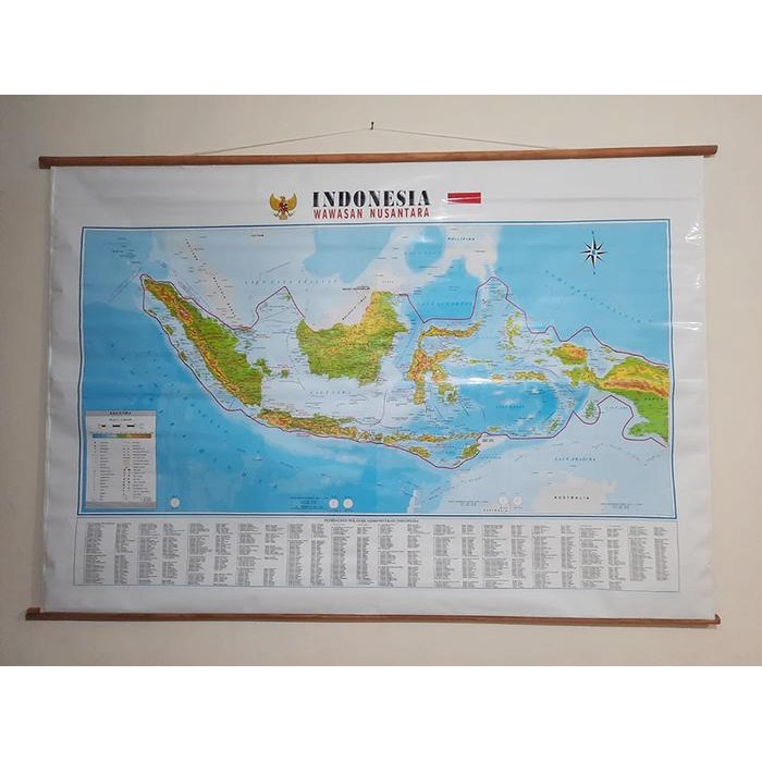 

Ready Peta Indonesia (Bingkai) Wawasan Nusantara