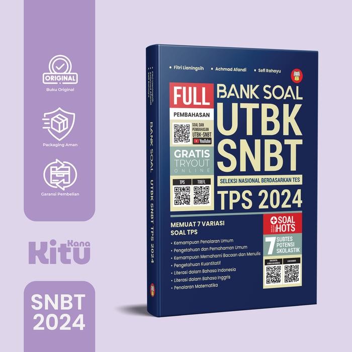 

Ready Buku SNBT 2024 - Bank Soal UTBK SNBT TPS 2024