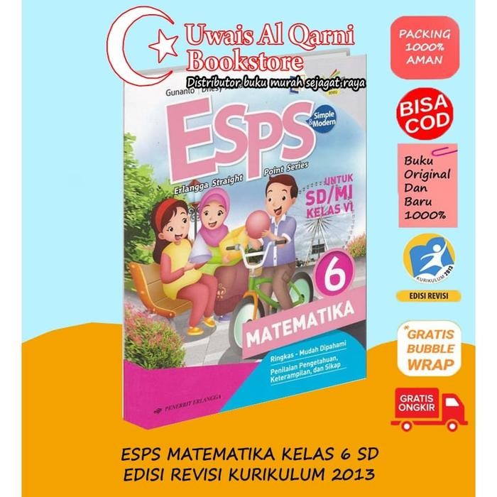 

Ready ESPS MATEMATIKA 6 UNTUK SD/MI KELAS VI K13N ERLANGGA