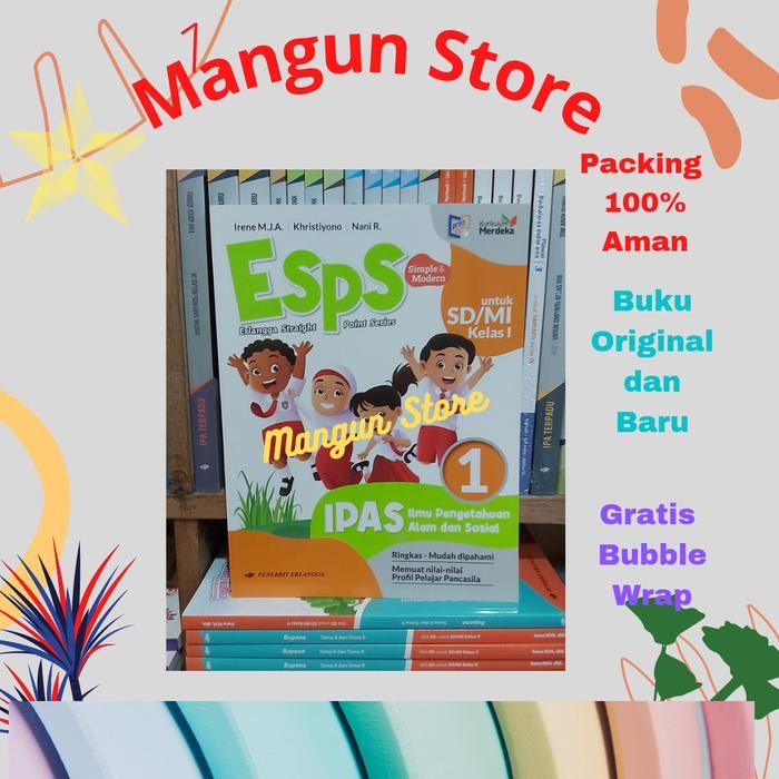 

Ready BUKU ESPS IPAS 1 SD KELAS 1 KURIKULUM MERDEKA ERLANGGA