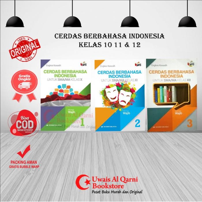 

Ready ORIGINAL CERDAS BERBAHASA INDONESIA KELAS 10 11 & 12 - ENGKOS KOSASIH