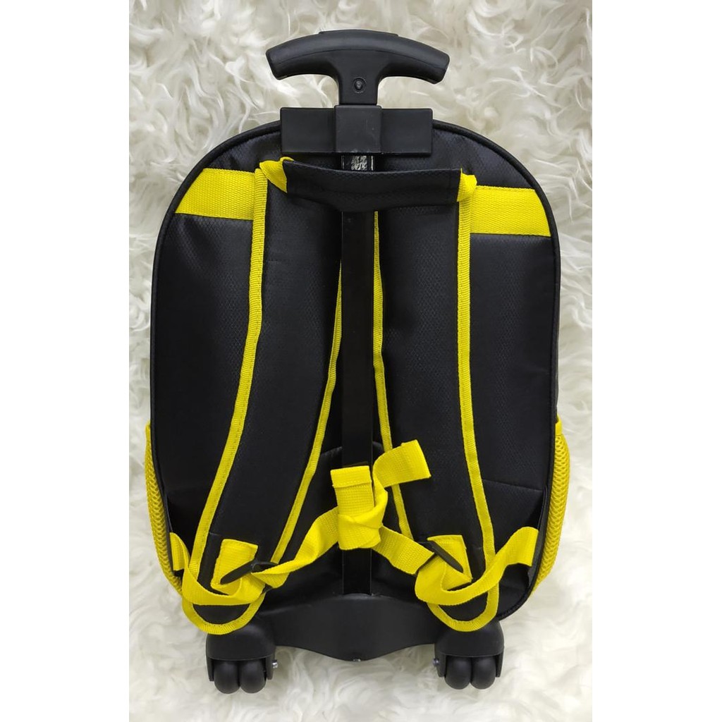 TERBARU.. TAS ANAK SEKOLAH TROLLEY TK 2 SLETING BATMAN - 1122