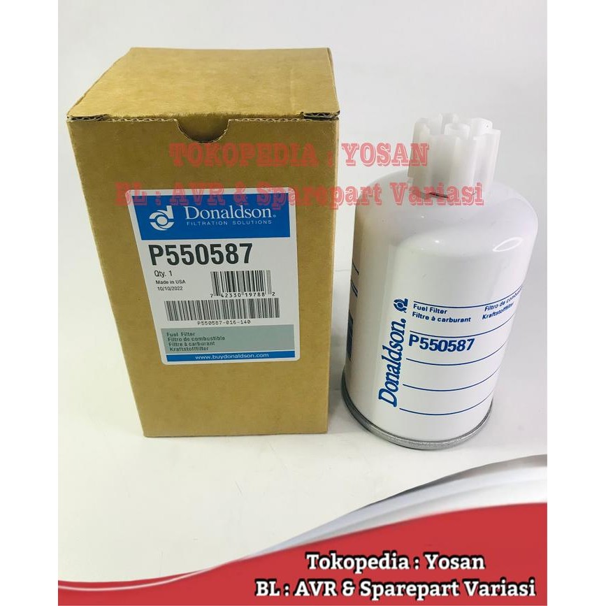 FUEL FILTER / FILTER SOLAR DONALDSON P550587