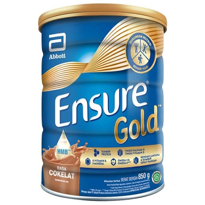 (Allthebest) Ensure Vanila 900 gram Susu Nutrisi Dewasa Rendah Laktosa