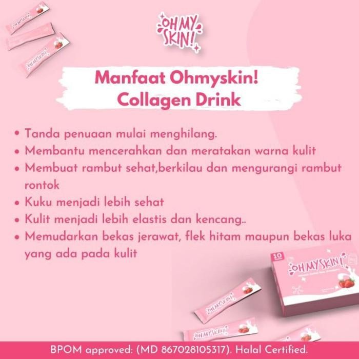 (Allthebest) OH MY SKIN - Collagen Drink Minuman Kolagen Oh My Skin Original