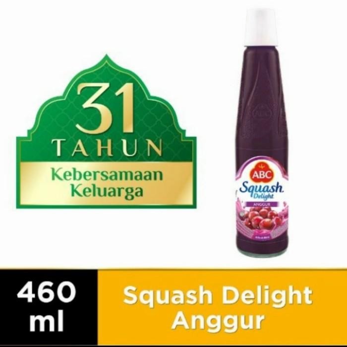 (Allthebest) ABC sirup squash delight anggur 460ml