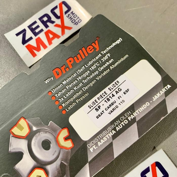 SLIDE PIECE KARET PULLEY CVT DR PULLEY BEAT STREET SCOOPY FI ESP