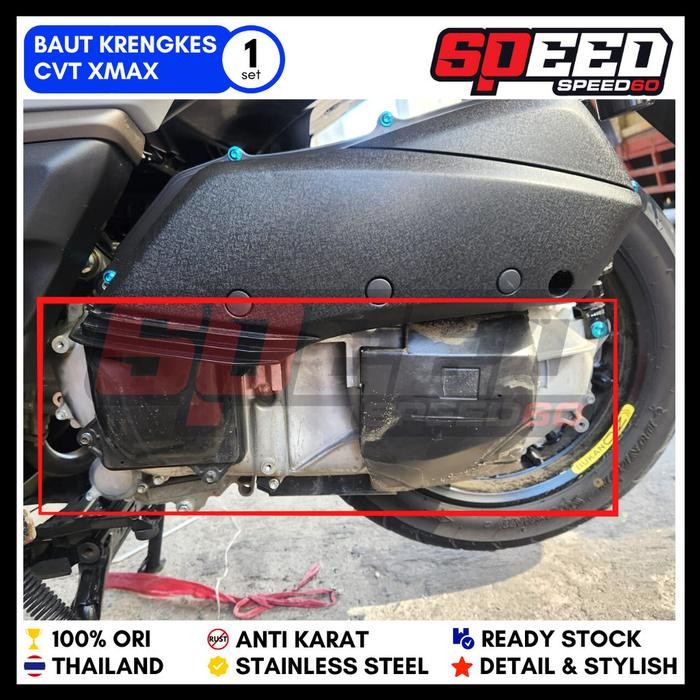 

Terlaris Probolt Baut Krengkes Cvt Yamaha Xmax Stainless King Nut