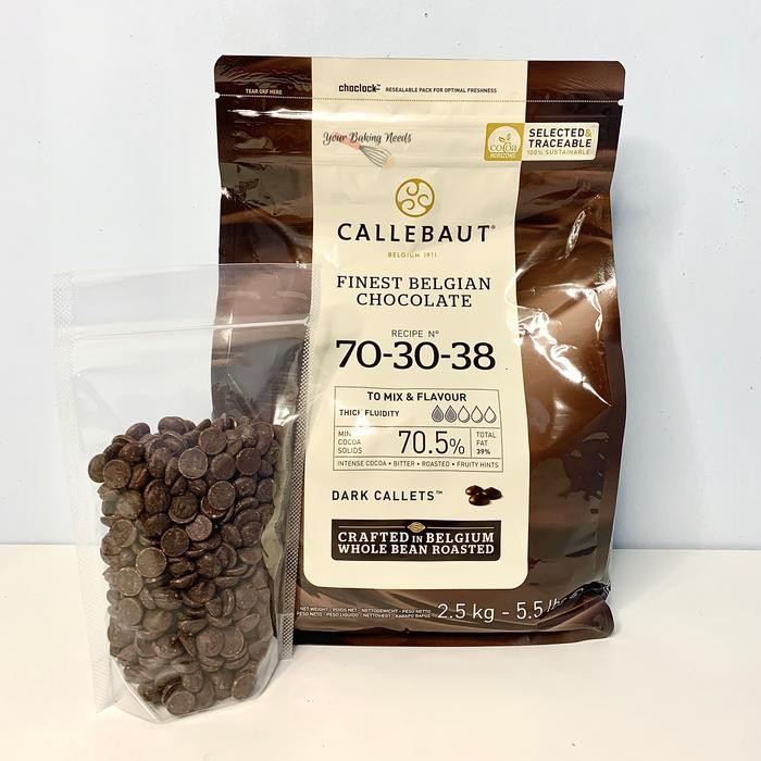 

FREShBgt- Callebaut Dark Chocolate Couverture 70,5% Repack 250 gr