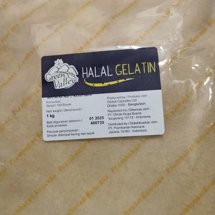 

FREShBgt- Gelatine green valley 100gram