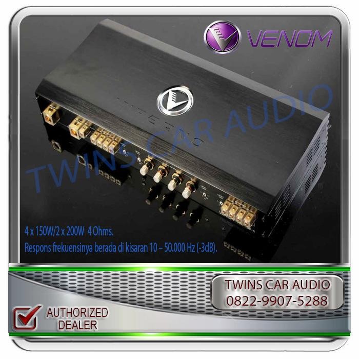 Terbaik Power 4 Channel Venom Inferno Vin150.4/ Power Amplifier 4Channel Venom
