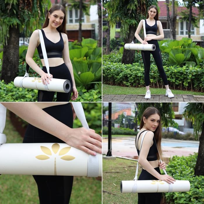 Tali Matras Yoga / Commuter New Ungu Sekelas Lululemon
