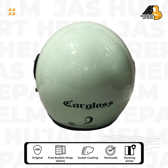 Helm Cargloss Hijab Pastel Green