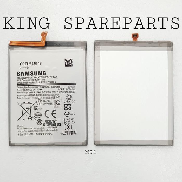 BATERAI BATRE BATTERY BATERE SAMSUNG GALAXY M51 M515 M62 ORI99