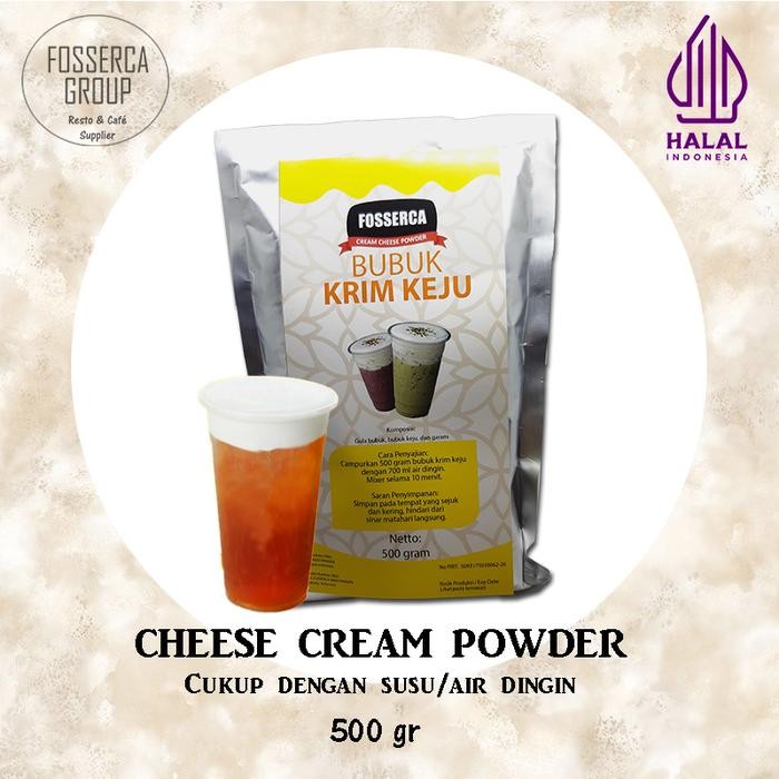 

Cheese Cream Powder - Bubuk Krim Keju Topping Minuman - 500Gr