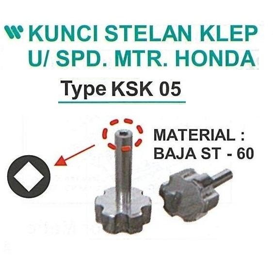 Kunci Stelan Klep Motor Honda - Wipro Ksk05