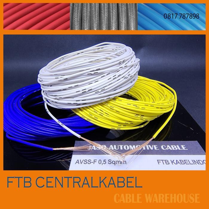 Automotive Cable Kabel Otomotif Avss 0.5Mm 20M Avss 0.5 Mm Avss 0,5Mm