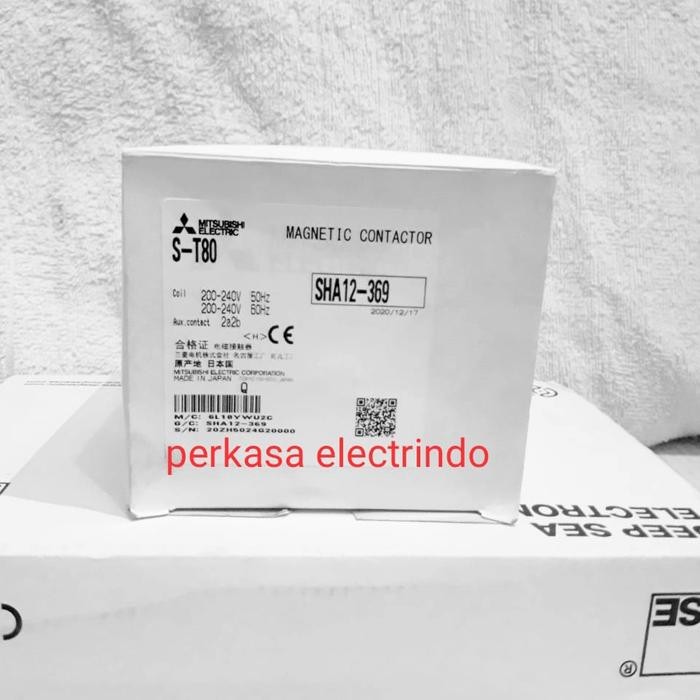 Kontaktor ST80 Contactor S-T80 Mitsubishi 220V Original Mitsubishi