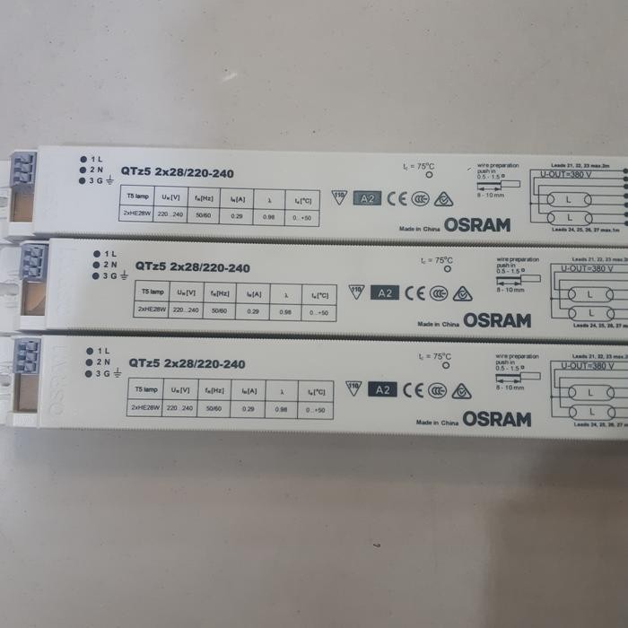 ballast elektronik t5 QTz5 2x28w QTZ5 2x28/220-240