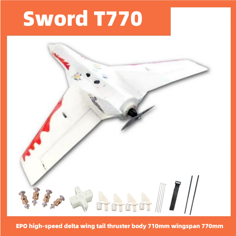 Sword T770 Racing Ma ine 12 Leaves 64  annels Epo Fixed Wing Tail Push Anti Collision Remote