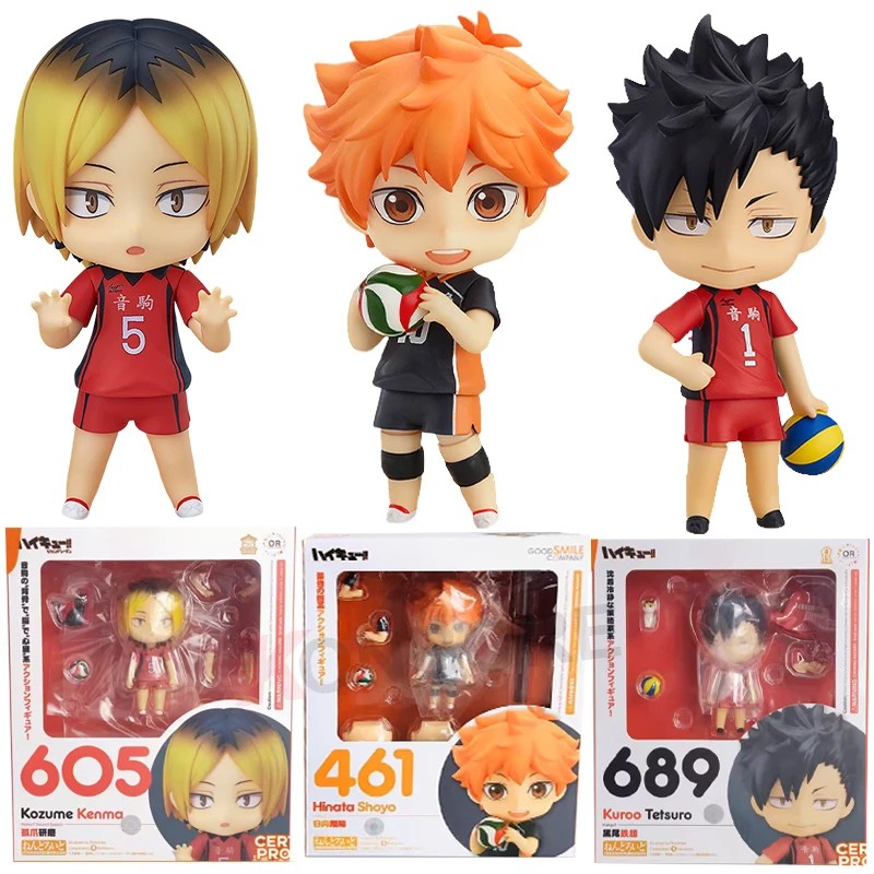 Haikyuu Anime Figure #605 Kozume Kenma Action Figure #461 Shoyo Hinata/Tetsuro Kuroo/Tobio Kageyama