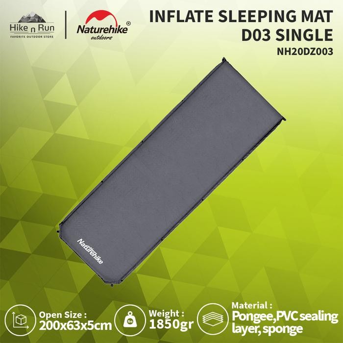 (Allthebest) Matras Tidur Naturehike NH20DZ003 Self Inflatable Sleeping Mat