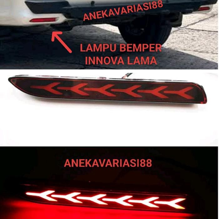 Lampu Bemper Belakang Reflector Innova Lama 3 Mode Running (Mobil)