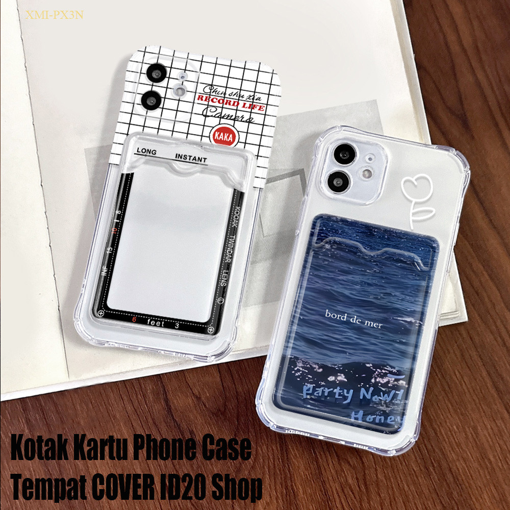 Casing Hp Untuk Xiaomi Poco X7 X3 M5S C65 NFC Pro 5G Phone Case Softcase Kesing Cesing Tempat Kartu 