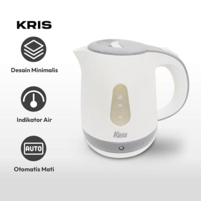 KRIS teko listrik pemanas air 1 liter