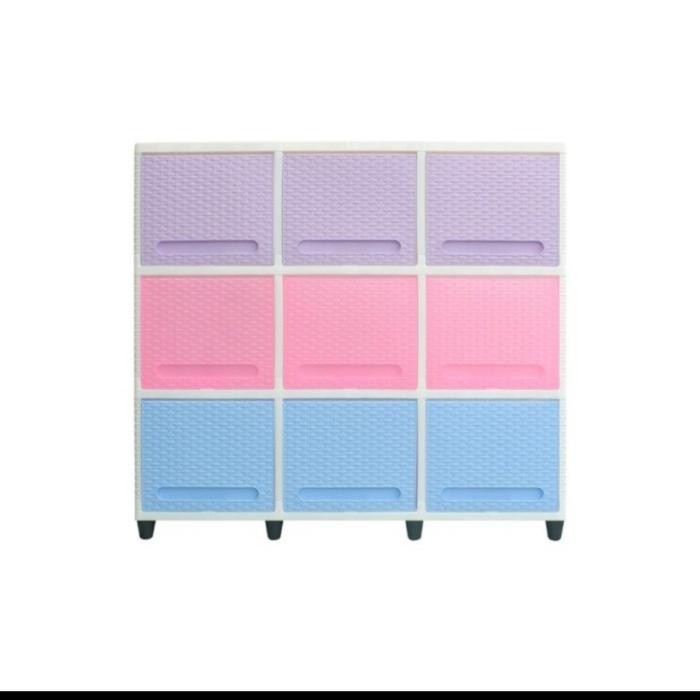 LEMARI PAKAIAN PLASTIK CLUB LEMARI BAJU LEMARI SUSUN CLUB LOKER