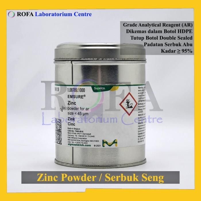 Logam Seng Serbuk / Zinc Powder / Serbuk Zn Pro Analisis Eceran 1 Gram *