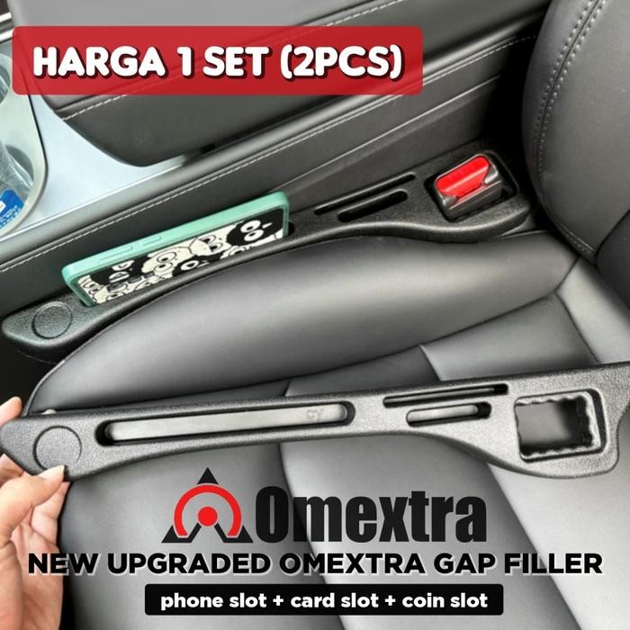 PREMIUM Innova Zenix Gap Filler Innova Reborn Omextra Strip pengisi Celah Jok Mobil Anti Drop Seat
