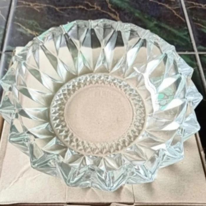 PROMO Asbak Beling Kaca Kristal / Asbak Tebal Jumbo / Asbak Kedaung Besar