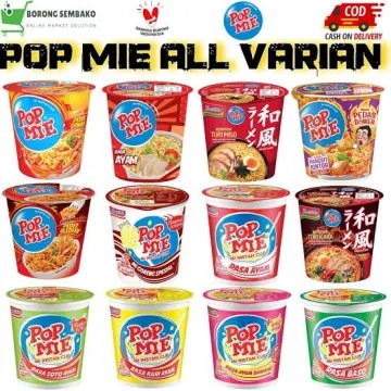 

POP MIE JUMBO KUAH POP MIE JUMBO GORENG MIE INSTANT ALL VARIAN 75gr premium termurah
