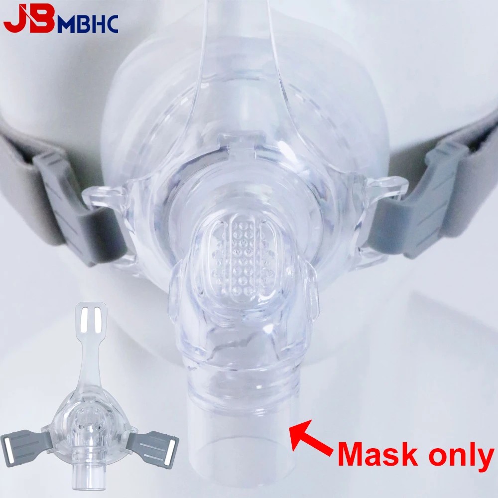 CPAP Nasal Mask Full Face Mask Auto CPAP APAP BIPAP Machine Reusable Nose Facial Mask for CPAP Machi