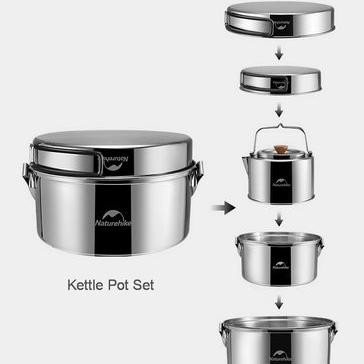COOKING SET 3 IN 1 STAINLESS STEEL NATUREHIKE NH22CJ005