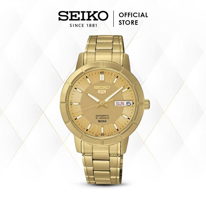 Jam Tangan Wanita Seiko 5 Automatic SNK888K1 Gold Dial Gold SNK888