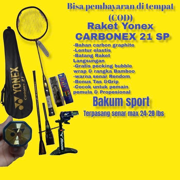Raket Badminton Carbonex 21 Sp Free Bonus #Gratisongkir