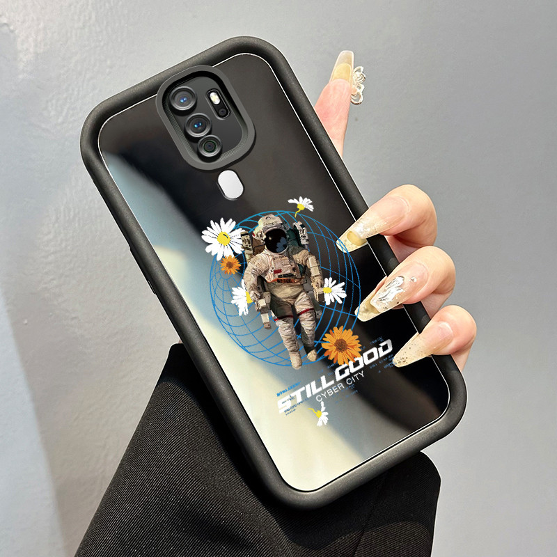 Casing Hp untuk OPPO A5 2020 OPPO A9 2020 Case Casing pola Astronot luar angkasa Kesing HP Softcase 
