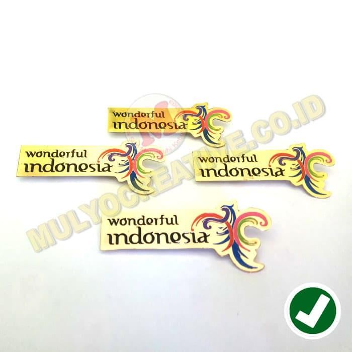 

Emblem Wonderful Indonesia - Bros Logo Pesona Indonesia PREMIUM